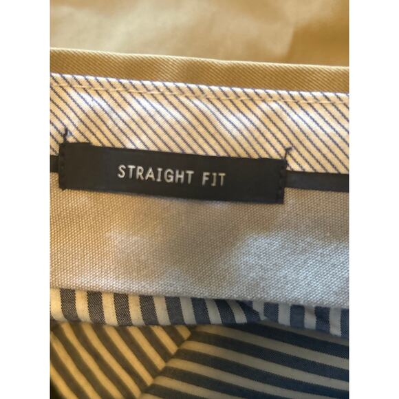 GUC Gap Men's Khaki Tan Casual Pants Flat Front Pockets Straight Fit Size 36x34 - Picture 4 of 7